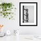 Cinema Marquee Sign by Design Fabrikken Wood Framed Wall Art Print